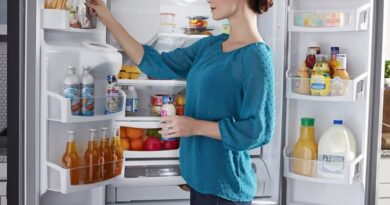 bottle in the fridge