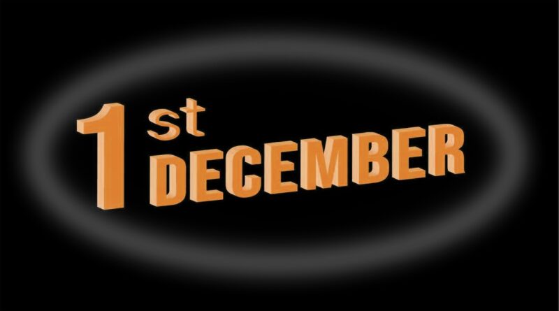 1 दिसंबर 2025