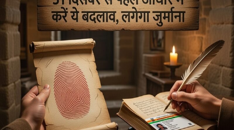 Adhar Card New Rule 2025