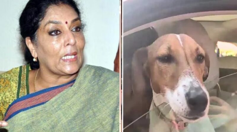 कुत्ता और कांग्रेस सांसद रेणुका चौधरी