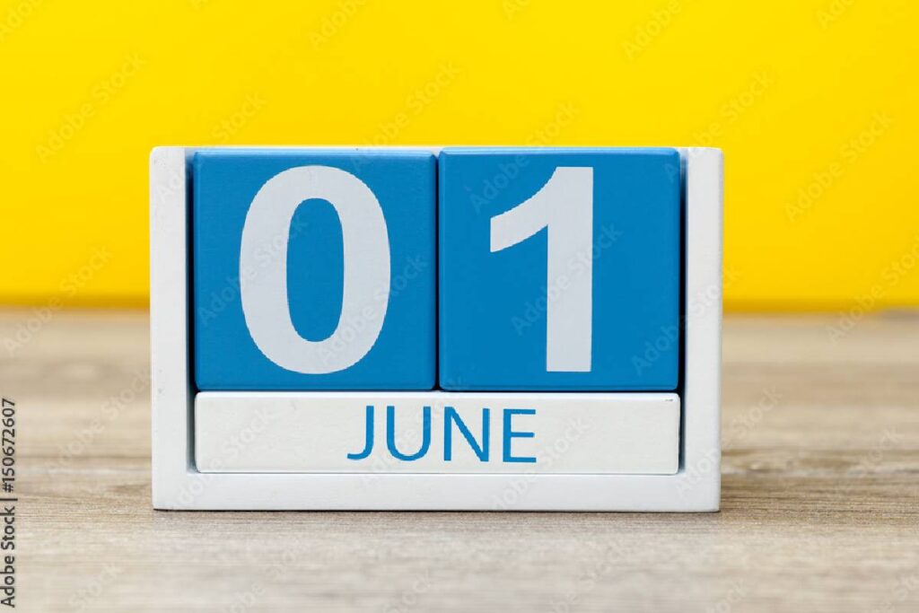 1 june 2026