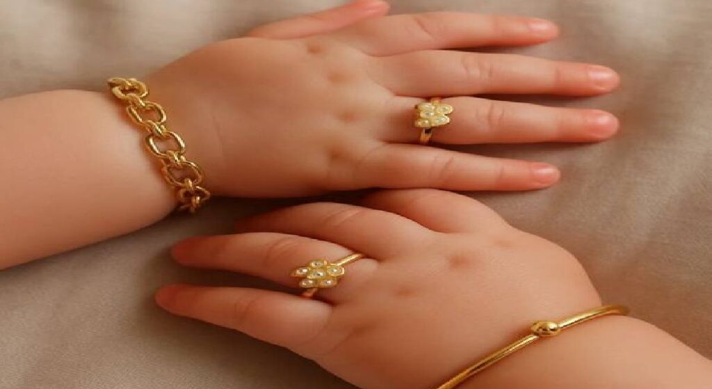Gold ring for Newborn