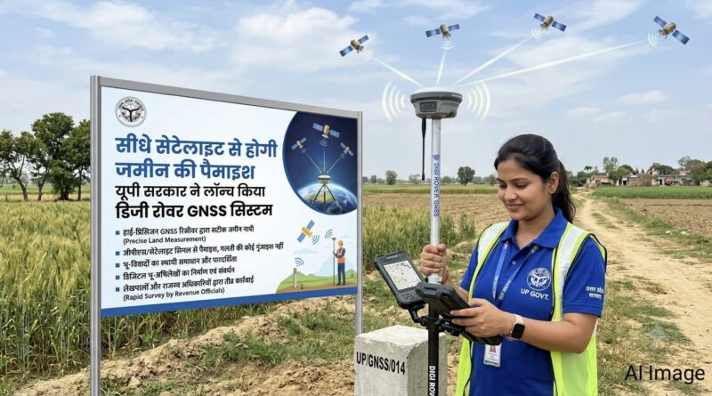 सीधे सेटेलाइट से होगी जमीन की पैमाइश, यूपी सरकार ने लॉन्च किया डिजी रोवर GNSS सिस्टम सीधे सेटेलाइट से होगी जमीन की पैमाइश, यूपी सरकार ने लॉन्च किया डिजी रोवर GNSS सिस्टम
