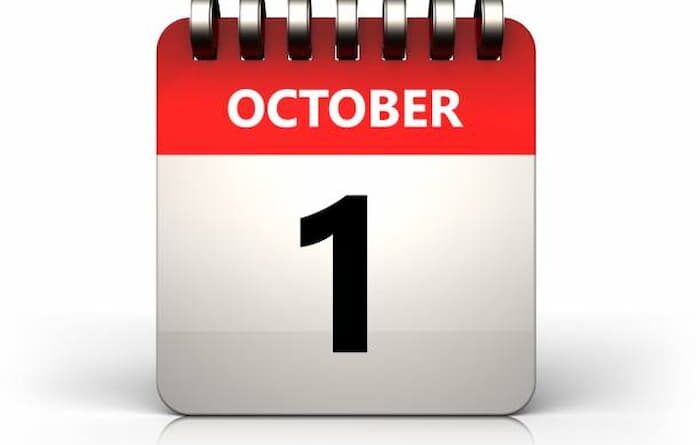 These three major rules will change from October 1st.